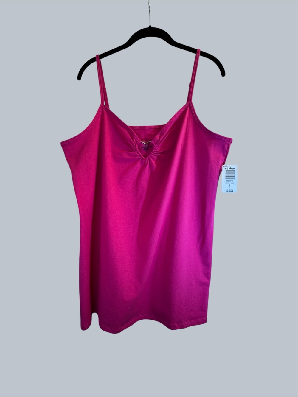 Torrid Women’s Foxy Heart Ring Cami Pink Peacock NWT Size 4X